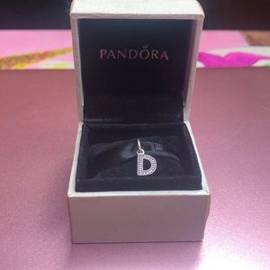 Pandora Letter D cz Charm